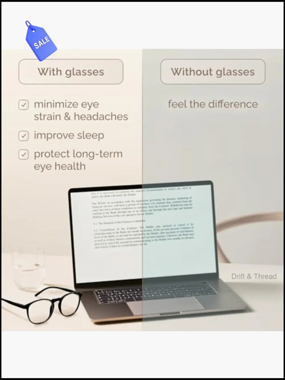 Blue Light Blocking Glasses 3 Pack Women Round TR90 Frame UV Protection